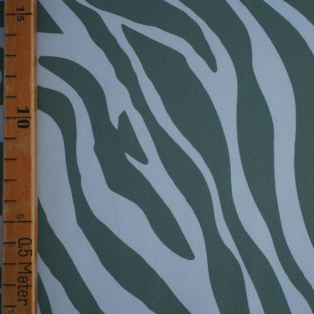 Sport Yoga Jersey Kunstfaser Zebra salbeigrün